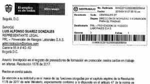 Logo Ministerio de Trabajo